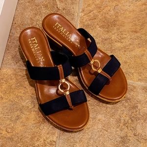 Italian Shoemakers Wedge Sandals